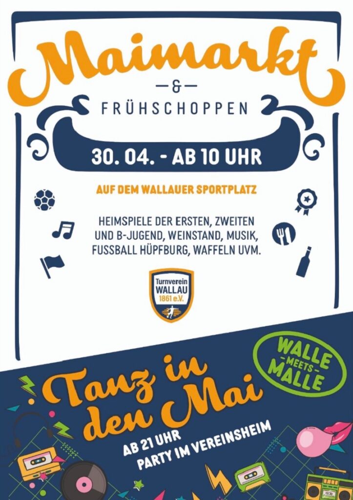 1. Maimarkt in Wallau am 30. April 2023 in Wallau.