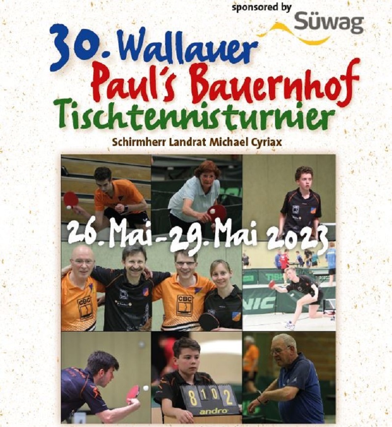 4-Tage Tischtennis pur in Wallau