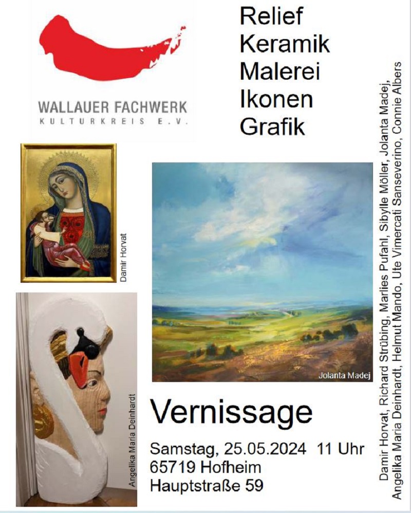 Das Wallauer Fachwerk präsentiert Kunst in Hofheim.