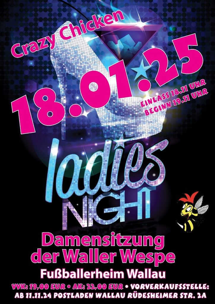 Spaß für Frauen verspricht die Ladies Night der Wallaer Wespre.