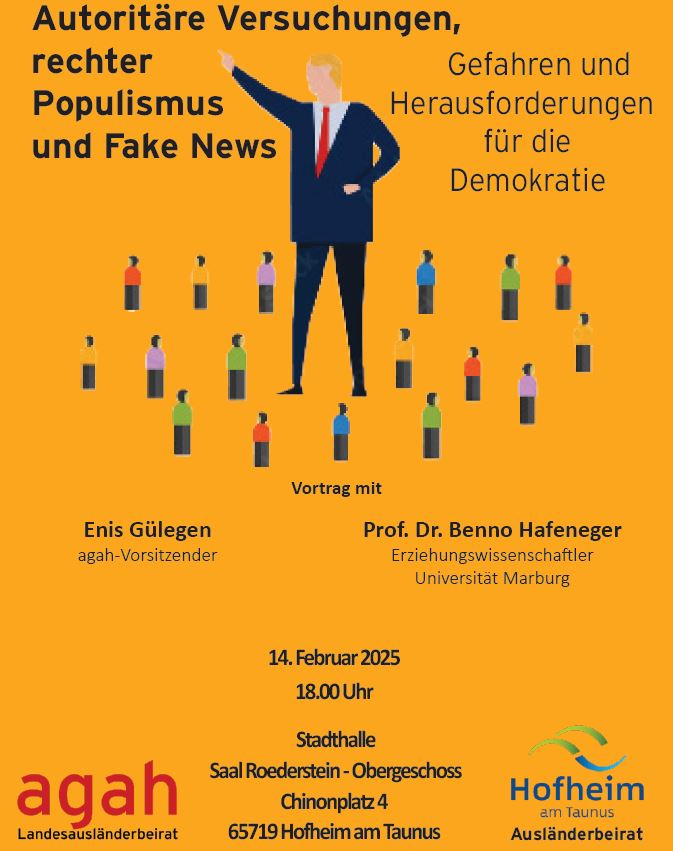 Der Hofheimer Ausländerbeirat beschäftigt sich mit dem Thema "Gefahren für unsere Demokratie"